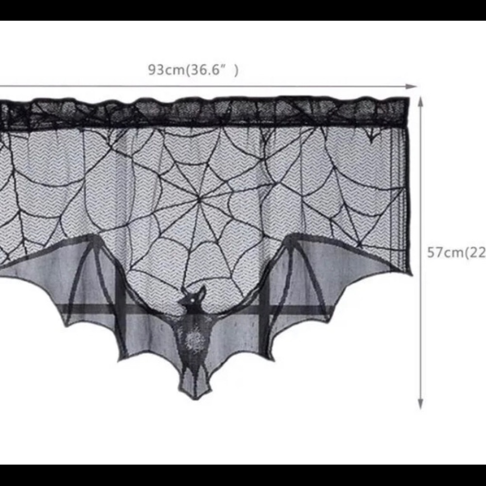 Wicked Bat Curtain Panel - Picture 8 of 11